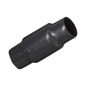 Cople de Aluminio con Recubrimiento Exterior de Pvc e Interior de Uretano Purpura para Conduit  de 3/4" (19 mm).