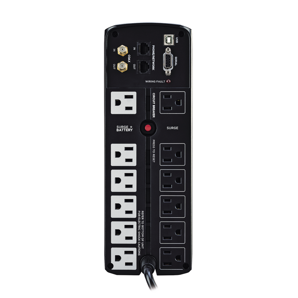 UPS de 1500 VA/900 W, Topología Línea Interactiva, Entrada 120 Vca NEMA 5-15P, Tipo Mini Torre, Con 12 Tomas NEMA 5-15R - Image 3