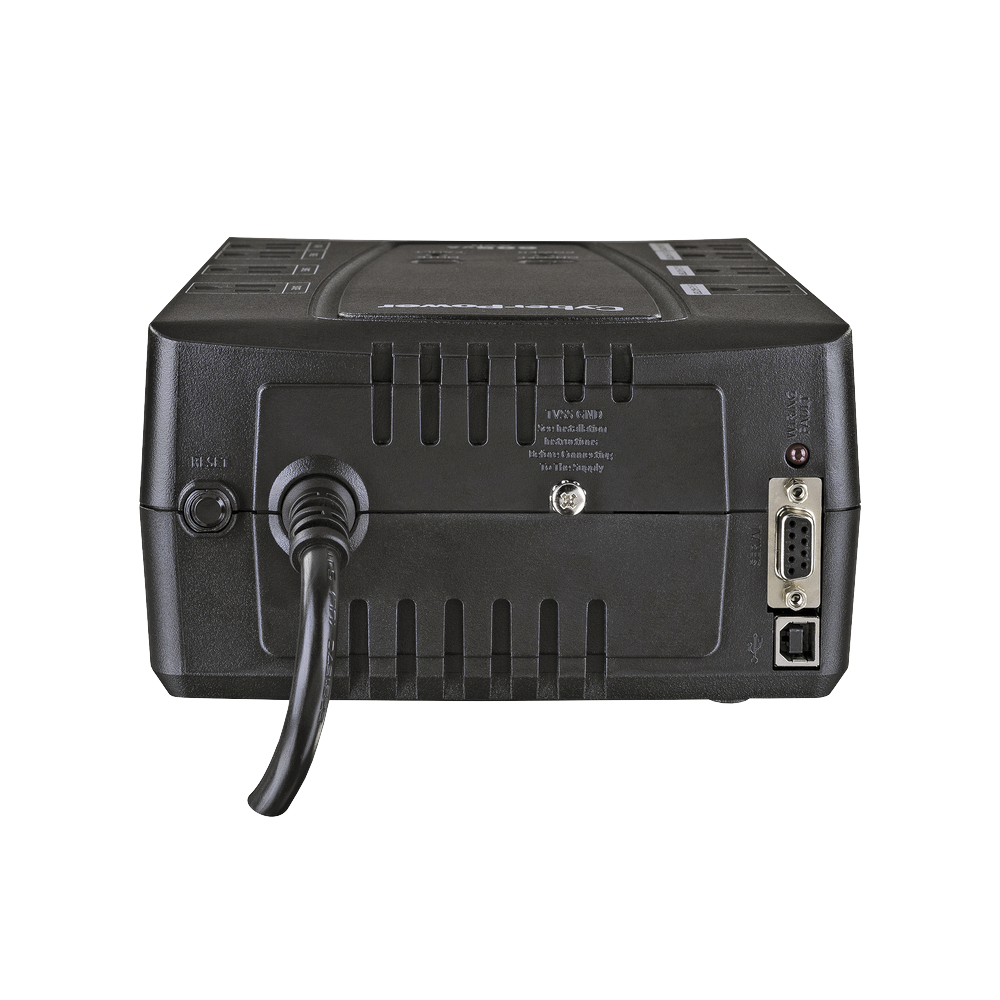 UPS de 825 VA/450 W, Topología Línea Interactiva, Entrada 120 Vca NEMA 5-15P, Tipo Gabinete Compacto, Con 8 Tomas NEMA 5-15R - Image 4