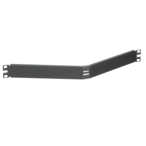 Tapa Ciega Para Rack Estándar de 19in, Angulado, de Acero, 1UR, Color Negro