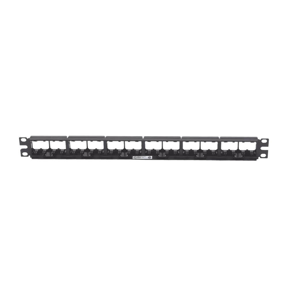 Panel de Parcheo Modular Mini-Com (Sin Conectores), Plano, Sin Blindaje, de 24 Puertos, 1UR - Image 3