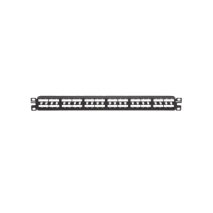 Panel de Parcheo Modular Mini-Com (Sin Conectores), Plano, Sin Blindaje, Alta Densidad, Identificaci?n Pre-Impresa, de 48 Puertos, 1UR