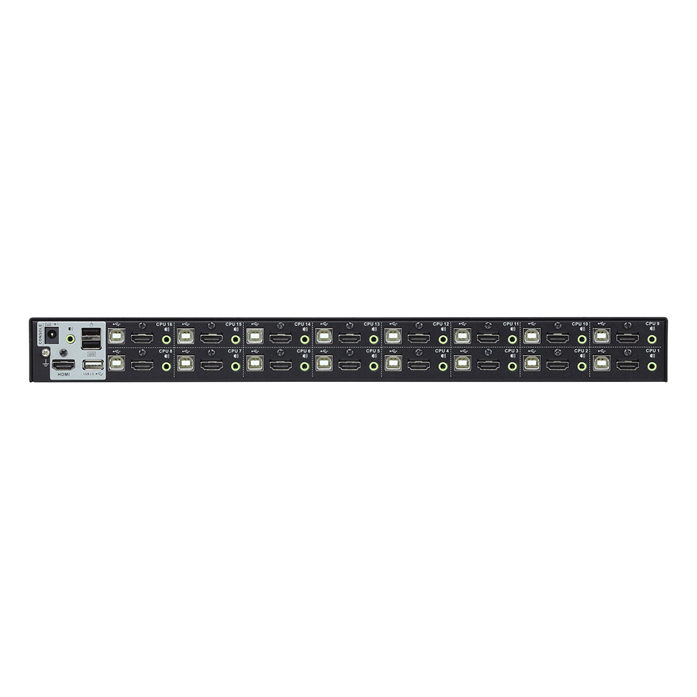 Consola KVM USB | 16 Computadoras HDMI | Hub USB 2.0 | Modo Multipantalla | Video DynaSync™ | Soporta Audio | Calidad 1080p/1920x1200 | Soporte Multiplataforma - Image 3