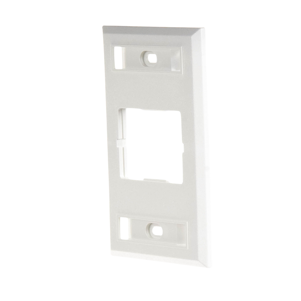 Placa de Pared CT, Para un Acoplador, Color Blanco - Image 2