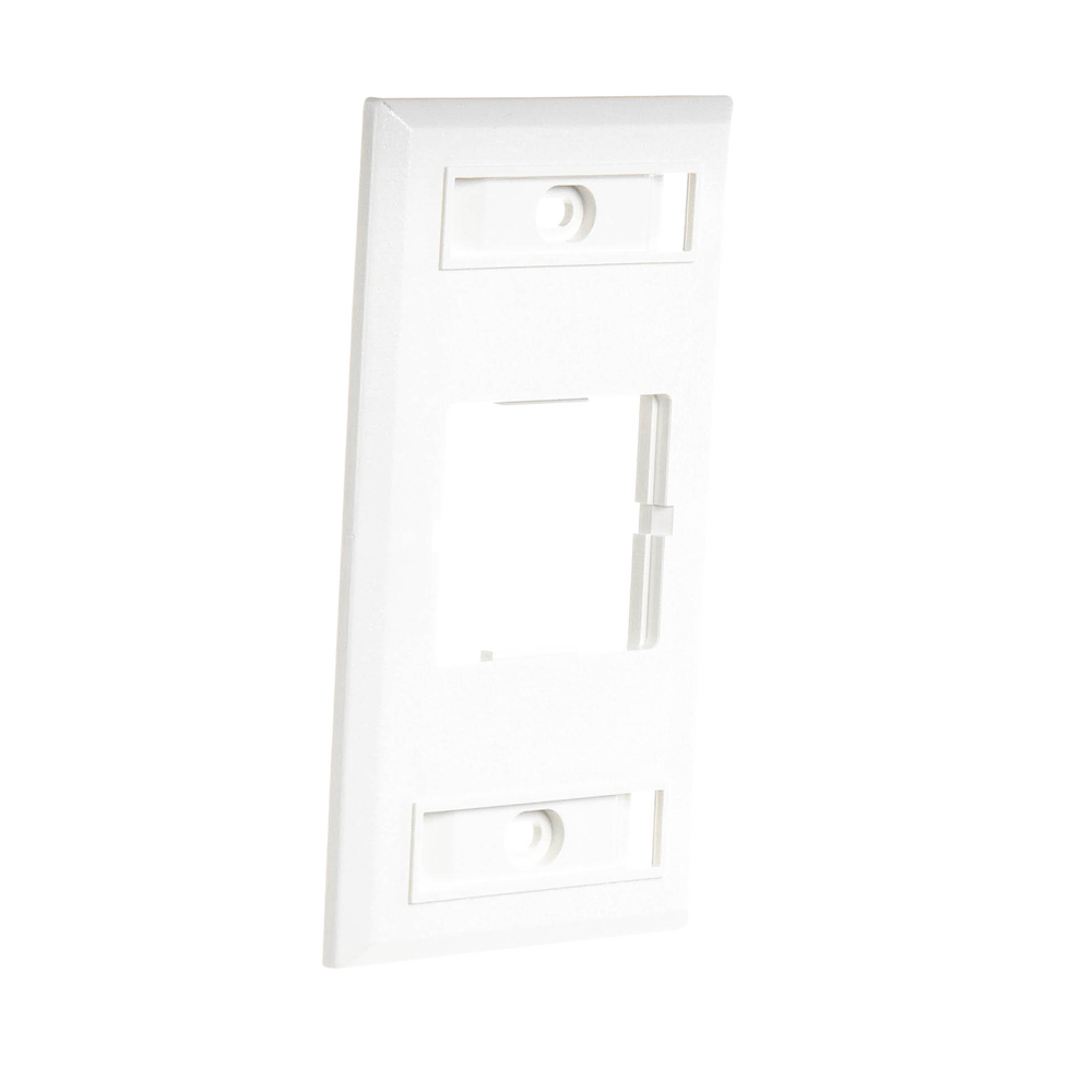 Placa de Pared CT, Para un Acoplador, Color Blanco - Image 3