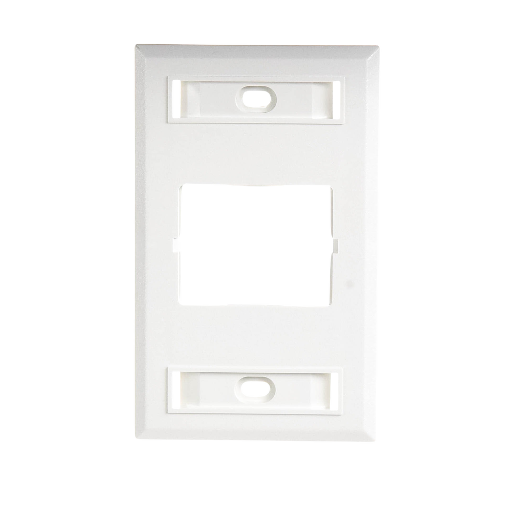 Placa de Pared CT, Para un Acoplador, Color Blanco - Image 4