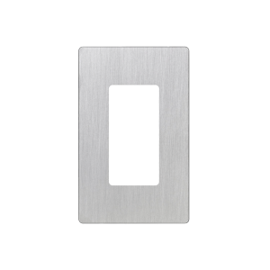 Tapa Color Metálico para interruptor o dimmer Lutron, 1 gang, limpio y moderno