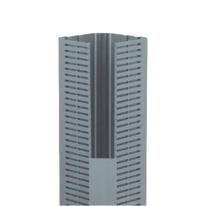Canaleta para Cable en Esquina, 5.33" x 4.58", 6 Pies, Color Gris