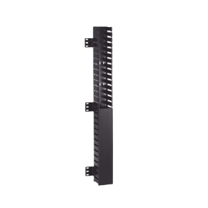 Organizador Vertical IN-Cabinet, Sencillo (Solo Frontal), Para Uso Con Gabinetes Panduit, Montaje Frontal en Riel de Rack, 40 UR, 2.25 in de Ancho, Color Negro