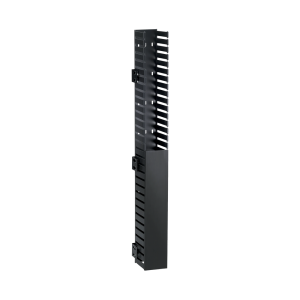 Organizador Vertical IN-Cabinet, Sencillo (Solo Frontal), Para Uso Con Gabinetes Panduit, Montaje Lateral en Riel de Rack, 40 UR, 1.95 in de Ancho, Color Negro