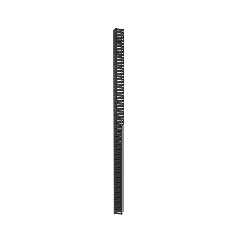 Organizador Vertical IN-Cabinet, Sencillo (Solo Frontal), Para Uso Con Gabinetes Panduit, 40 UR, 4.2 in de Ancho, Color Negro - Image 2