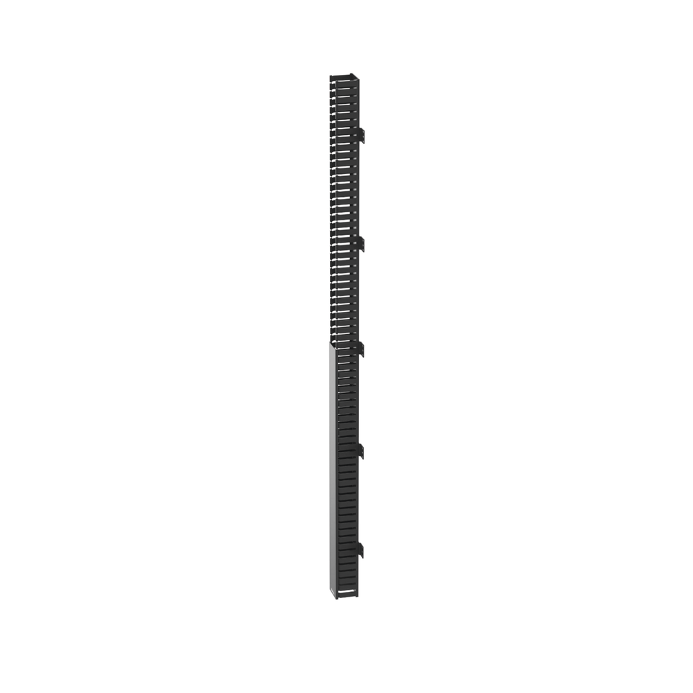 Organizador Vertical IN-Cabinet, Sencillo (Solo Frontal), Para Uso Con Gabinetes Panduit, 40 UR, 4.2 in de Ancho, Color Negro - Image 3