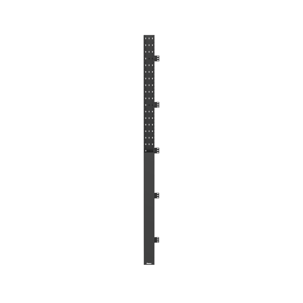 Organizador Vertical IN-Cabinet, Sencillo (Solo Frontal), Para Uso Con Gabinetes Panduit, 40 UR, 4.2 in de Ancho, Color Negro - Image 4