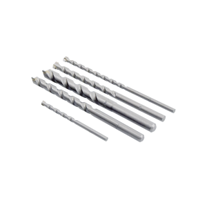 Juego de 5 Pzas. de Broca para Concreto, Zanco Recto (3/16", 1/4", 5/16", 3/8" y 1/2").