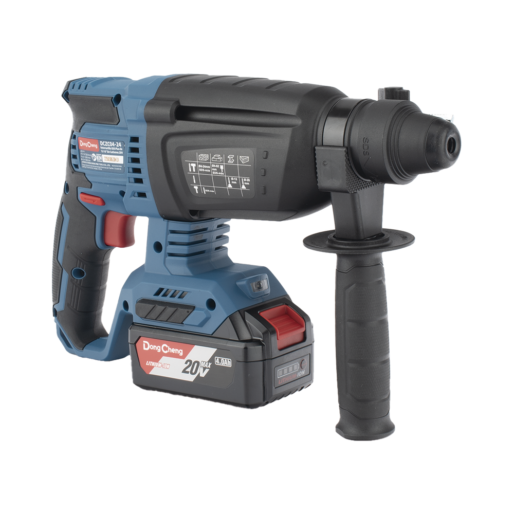 Martillo Perforador Inal?mbrico SDS-PLUS 20V / Motor Brushless / 3 Modos Taladro Percusi?n Demolici?n / 2.7 J Energ?a de Impacto / 2 Bater?as 4.0Ah con Cargador y Estuche - Image 3