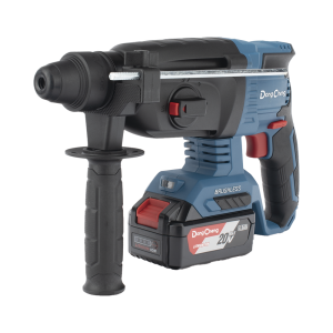 Martillo Perforador Inal?mbrico SDS-PLUS 20V / Motor Brushless / 3 Modos Taladro Percusi?n Demolici?n / 2.7 J Energ?a de Impacto / 2 Bater?as 4.0Ah con Cargador y Estuche