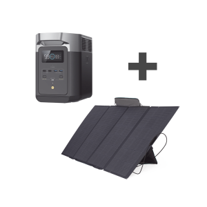 Kit de Estación de Energía Portátil 2048Wh + Panel Solar Flexible 400W