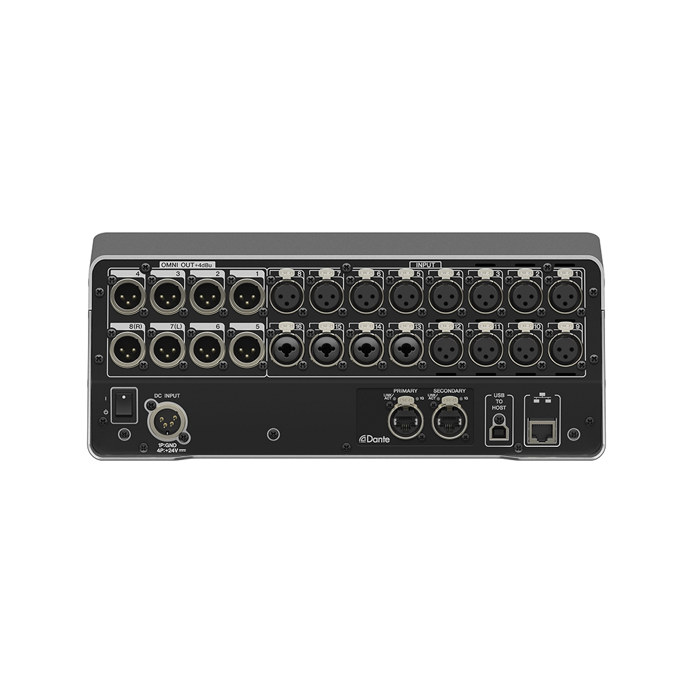 Mezcladora digital para grabación o en vivo 16 x 8 pantalla tactil 9" con puertos Dante incorporado - Image 4