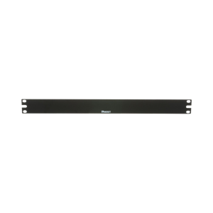 Tapa Ciega Para Rack Estándar de 19in, Plano, de Acero, 1UR, Color Negro