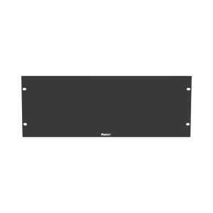 Tapa Ciega Para Rack Estándar de 19in, Plano, de Acero, 4UR, Color Negro