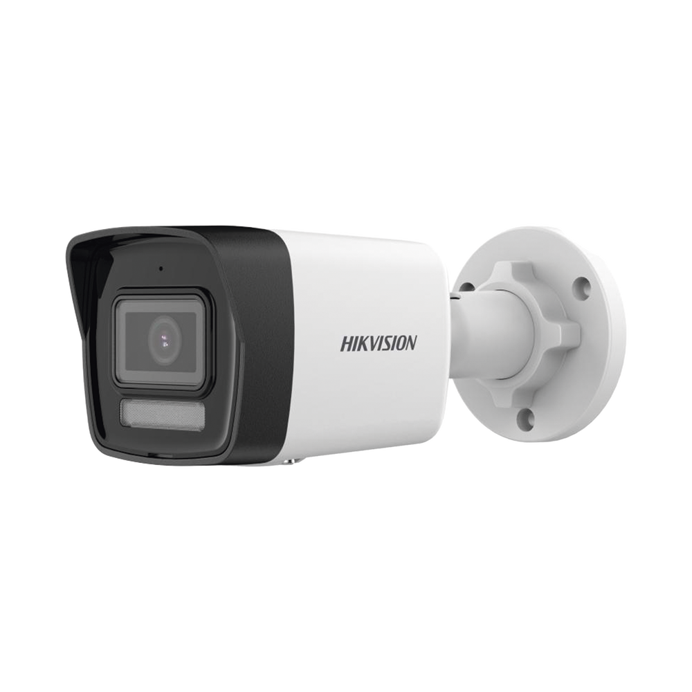 Bala IP 6 Megapixel / Lente 2.8 mm / Dual Light (30 mts IR + 30 mts Luz Blanca) / Micrófono Integrado / ACUSENSE Lite / Exterior IP67 / H.265 / PoE
