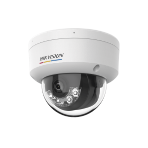 [ColorVu 3.0 + MD 3.0] Domo IP 4 Megapixel / Lente 2.8 mm / 30 mts IR + 30 mts Luz Blanca / Micrófono Integrado / ACUSENSE Lite / Exterior IP67 / IK08 / WDR 120 dB / PoE / Micro SD