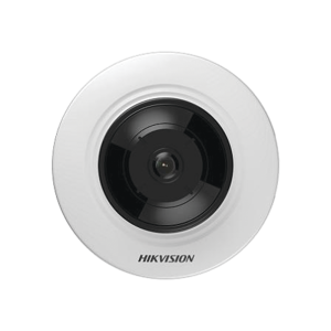 Mini Fisheye IP 5 Megapixel / Panorámica 180° - 360° / Microfono Integrado / 8 mts IR / Uso en Interior / PoE / Múltiples Vistas por iVMS-4200 / Alarmas I/O / Micro SD