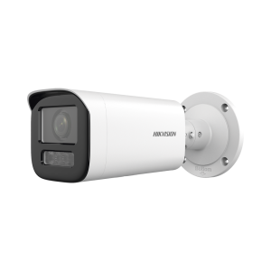 Bala IP 4 Megapíxel / Lente Motorizado 2.7 a 13.5 mm / Dual Light (50 mts IR + 50 mts Luz Blanca) / Exterior IP67 / WDR 120 dB / PoE / Micro SD
