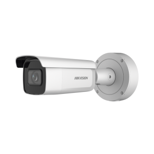 Bala IP 8 Megapixel (4K) / Lente Mot. 2.7 a 13.5 mm / 60 mts IR EXIR / Exterior IP66 / IK10 / DARKFIGHTER / Audio y Alarma I/O / PoE+ / ONVIF / Micro SD / 4 Analíticos: AcuSense, Deteccion Facial, Conteo de Personas por Cruce y Zona
