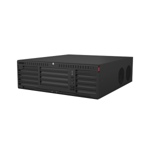 [Doble Poder de Decodificación] NVR 32 Megapixel (8K) / 64 Canales IP / AcuSense / ANPR / Conteo de Personas / Heat Map / 16 Bahías de Disco Duro /  Soporta RAID con Hot Swap / 2 HDMI en 8K / Soporta POS / Alarmas I/O  / Smart Search