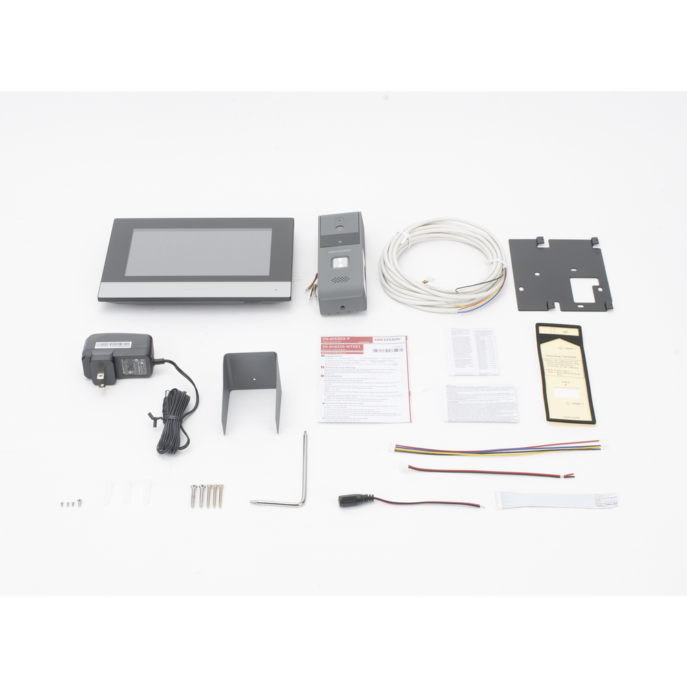 Kit de Videoportero Analógico de Metal / IP a 4 Hilos con Función de Llamada a App Hik-Connect / Monitor se Conecta a Internet por Cable o WiFi y por 4 Hilos al Frente de Calle IP65 / Expandible a Mas Equipos - Imagen 3