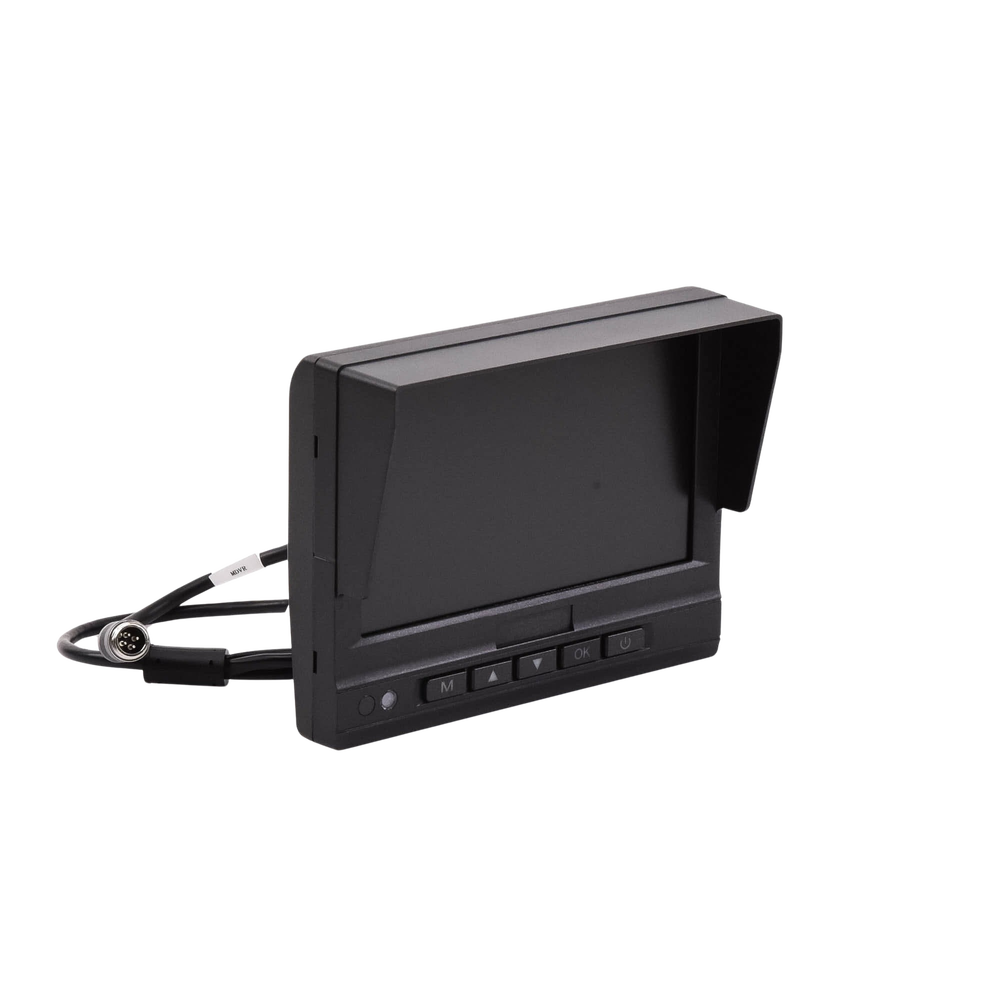 Monitor y Botones de 7" LCD / Compatible con DVR Móvil HIKVISION / Conector Tipo Aviación - Image 2