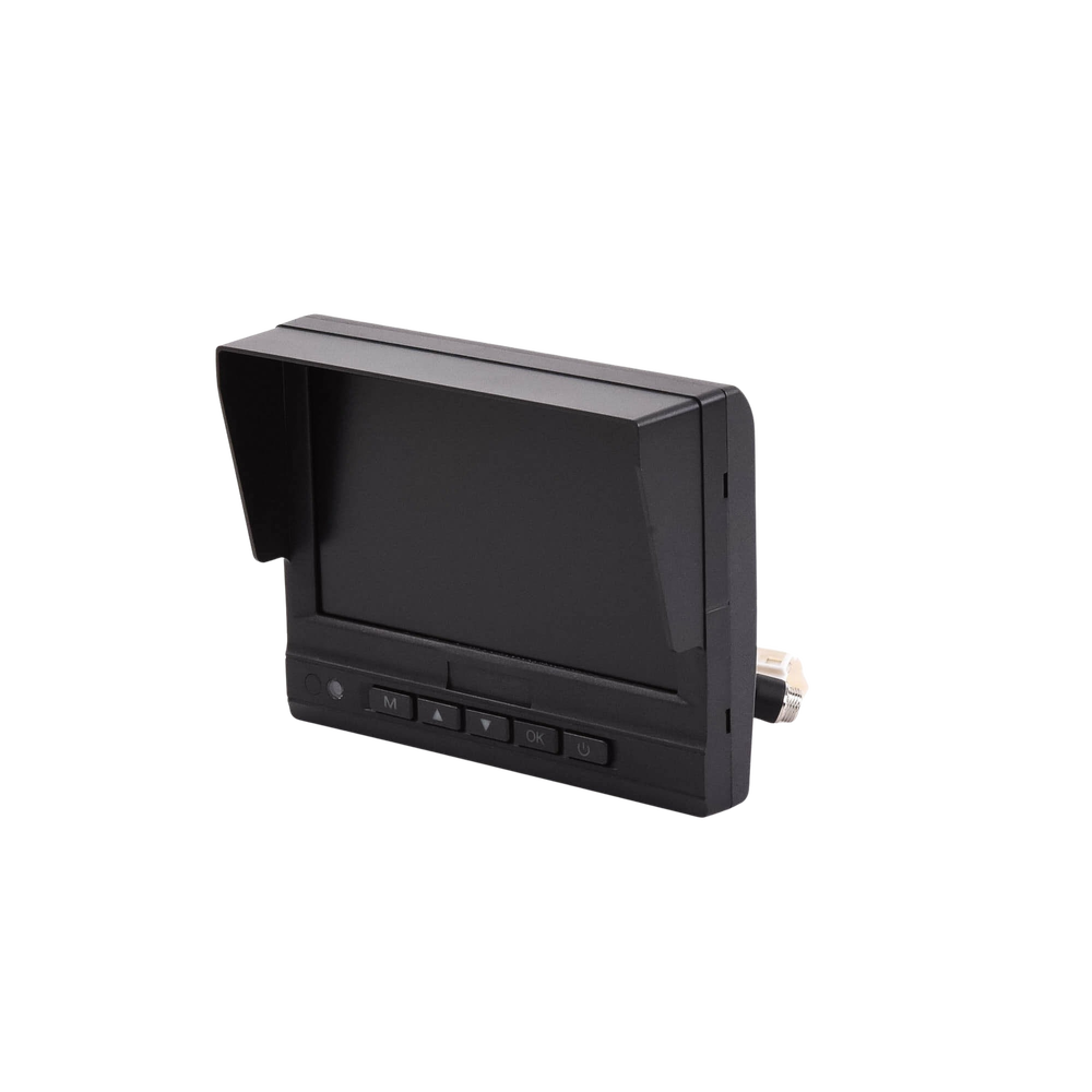 Monitor y Botones de 7" LCD / Compatible con DVR Móvil HIKVISION / Conector Tipo Aviación - Image 4