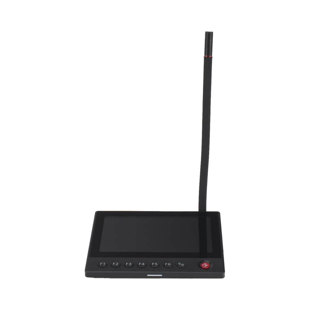 Micrófono IP | 12 VCD | Pantalla Touch 7" | Transmisión en Tiempo Real | Integración con HikCentral Professional