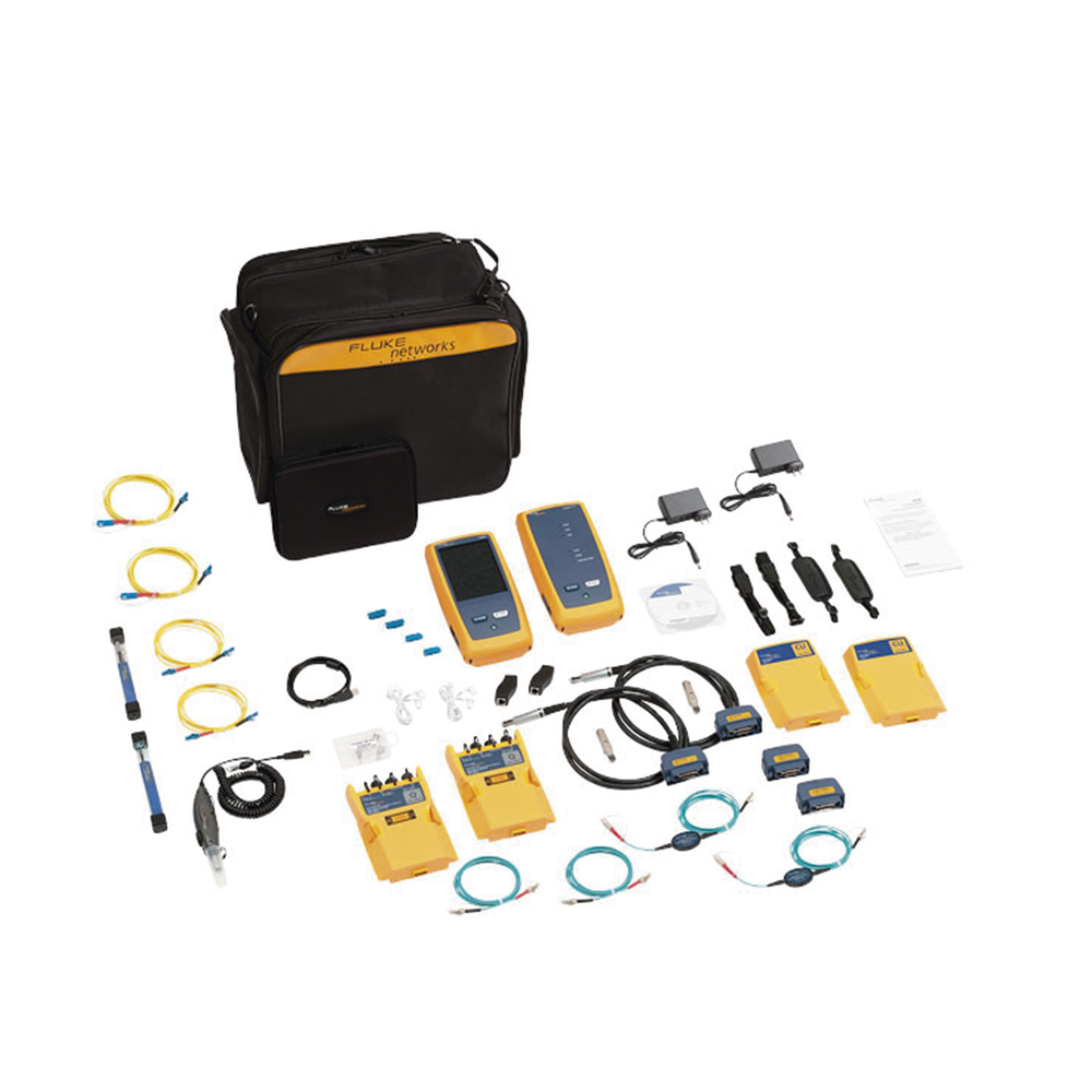 Certificador DSX-8000 para Cable de Cobre Cat5e, Cat6, Cat6A y Cat8, Con M?dulos OLTS Quad CertiFiber Pro, Con WiFi Integrado y Pantalla LCD de 5.7 Pulgadas (14.48 cm), Versi?n Internacional
