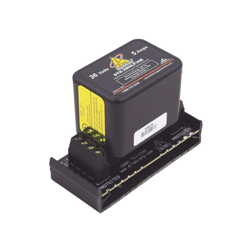 Protector Modular 36 V / 2 Pares / Hot-Swap / Tecnolog?a SAD / Voz Datos y Se?alizaci?n