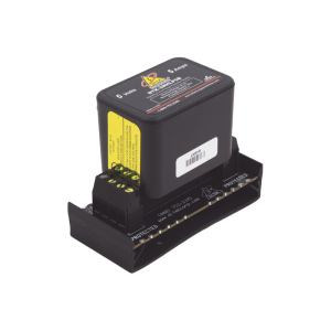 Protector modular para 2 pares, campo reemplazable, con base, circuito de 5 V