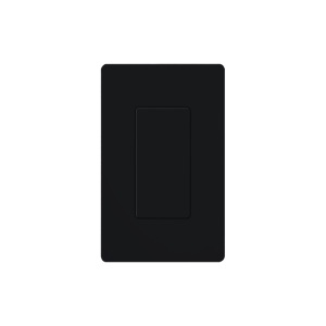 Placa ciega de pared color negro