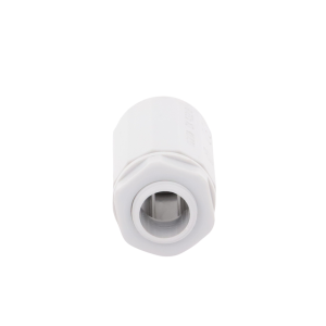 Conector de tubería rígida a caja (Racor), PVC Auto-extinguible, de 16 mm