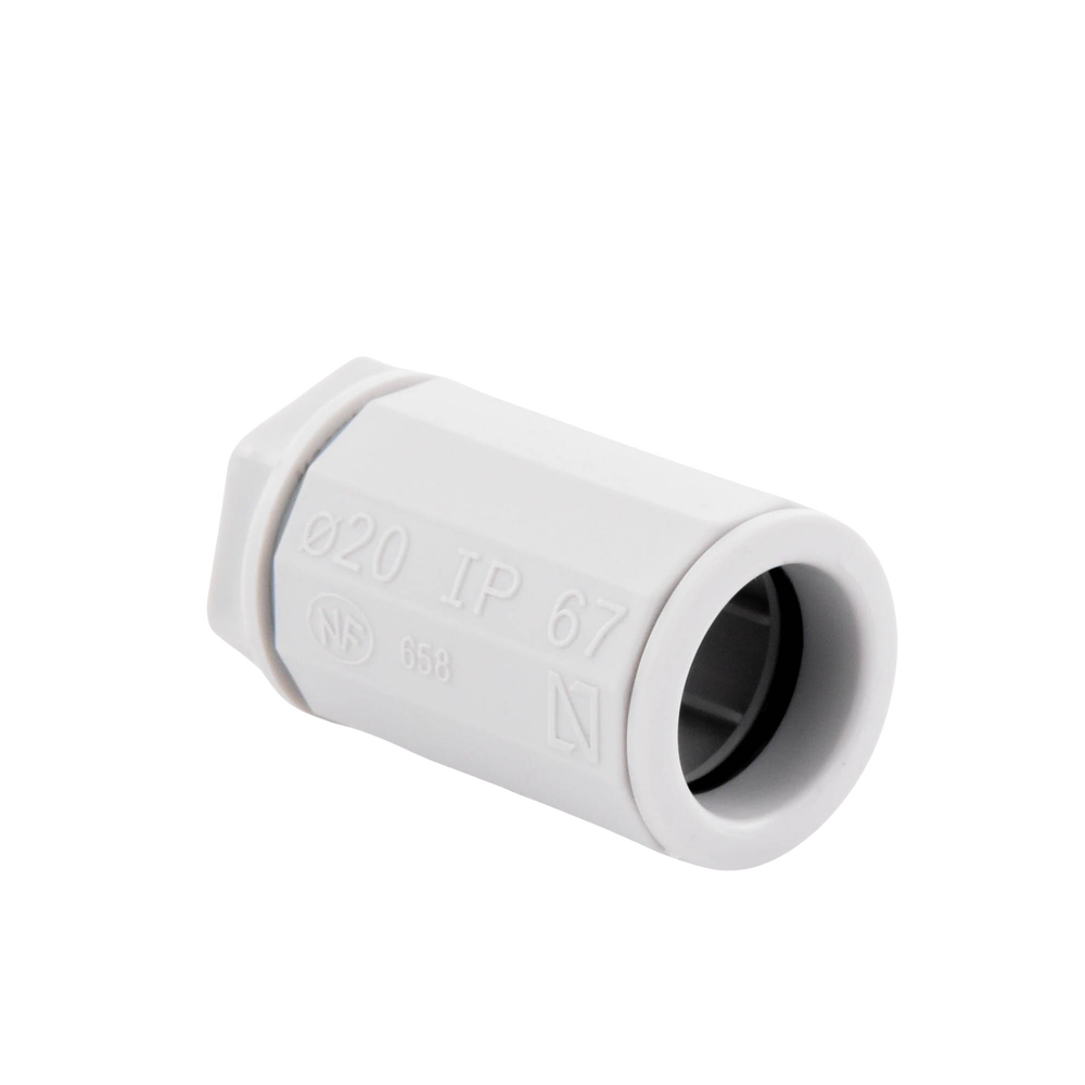 Conector de tubería rígida a caja (Racor), PVC Auto-extinguible, de 20 mm - Image 2