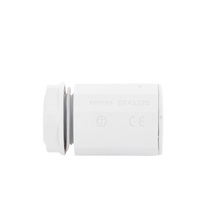 Conector de tubería rígida a caja (Racor), PVC Auto-extinguible, de 25 mm