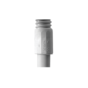 Conector (Racor) de tubería rígida a tubería flexible (Diflex), PVC Auto-Extinguible, 20 mm, IP65