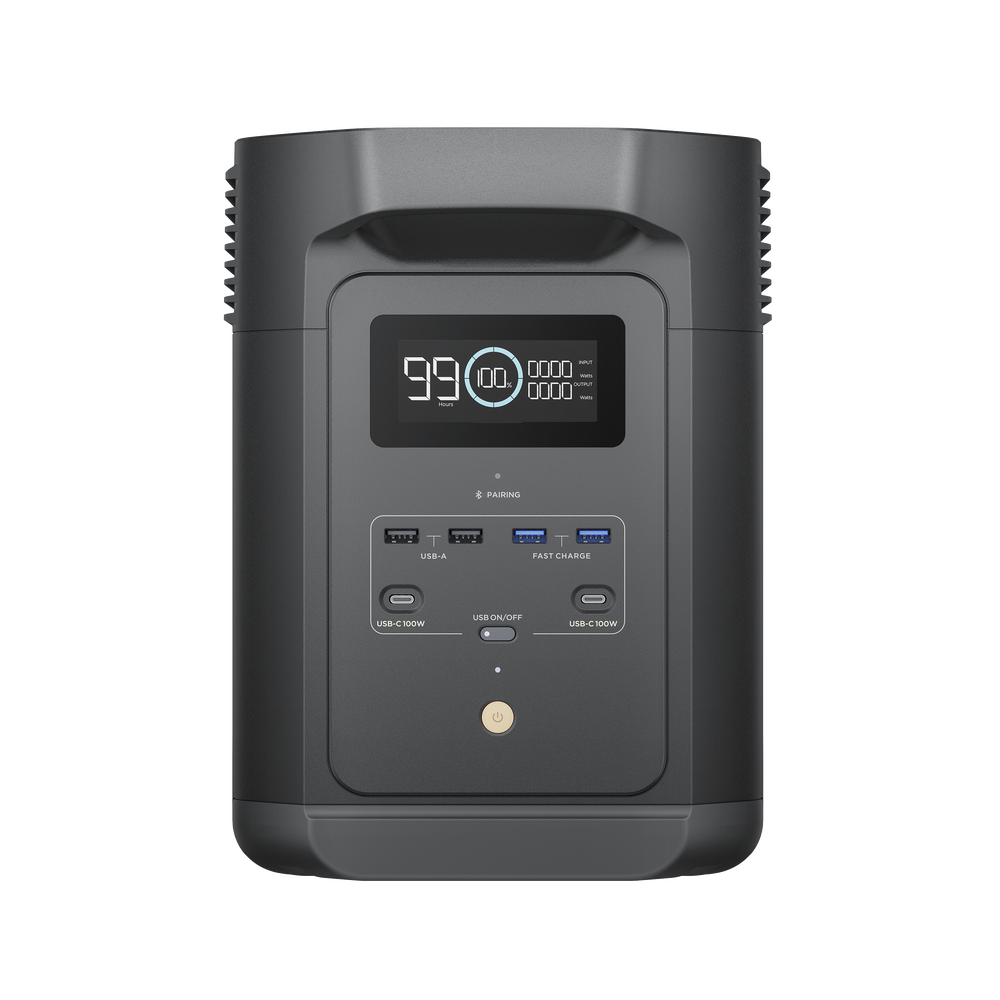 Estación de Energía Portátil de 980Wh Litio LFP / 10 Puertos AC 500 W (Max. 1000W) / 2 USB-C 100W / Cargador de Coche 10A a 12.6V / Conectividad WiFi y Bluetooth (App) / Carga Solar 500W Max. - Image 2
