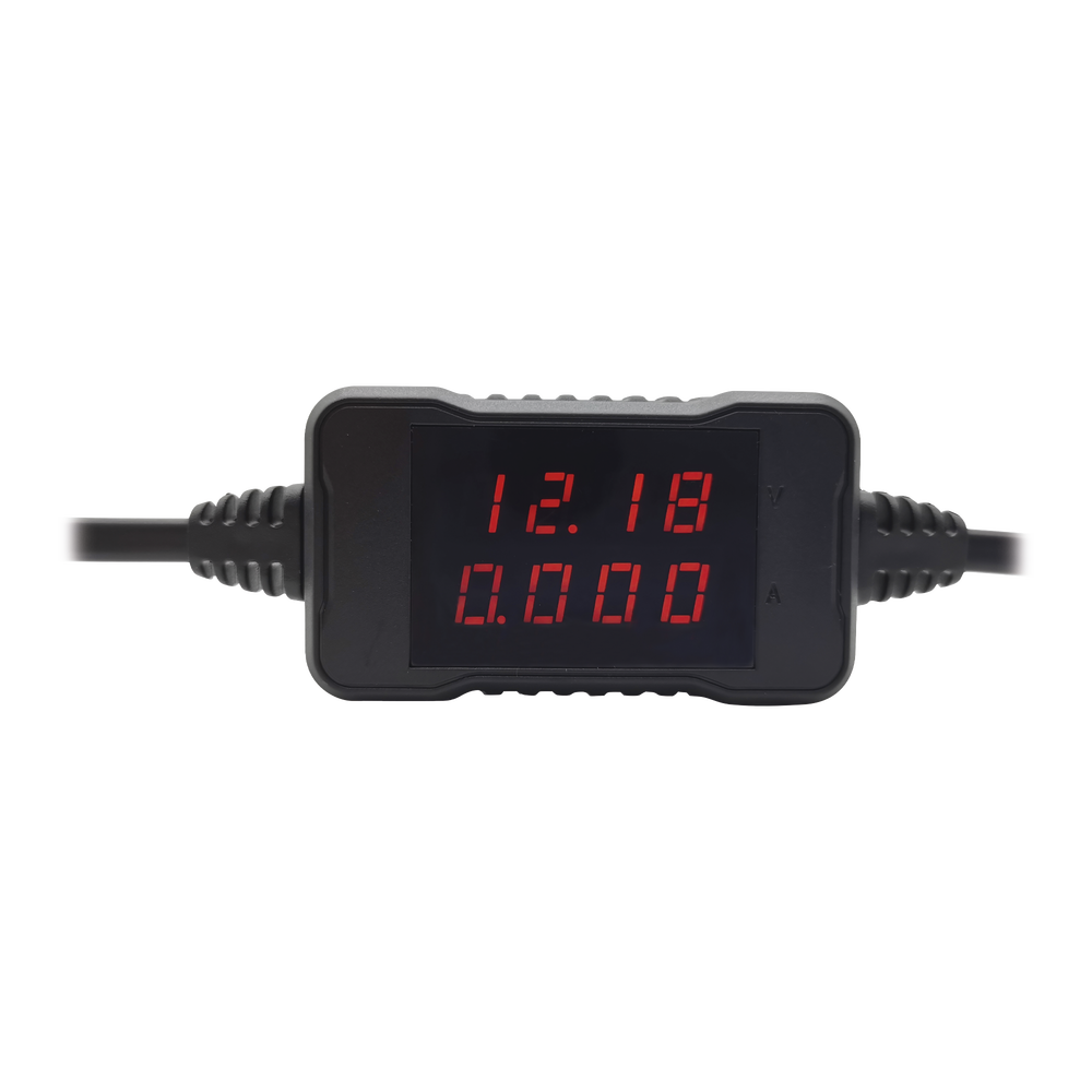 Medidor Portátil de Voltaje y Corriente / MIDE EL VOLTAJE Y CORRIENTE QUE LLEGA A TU CAMARA, así como la CAIDA DE TENSION / Muestra en el Display la Información / Rango de Medición 3 .6Vcc ~ 15Vcc. - Image 2