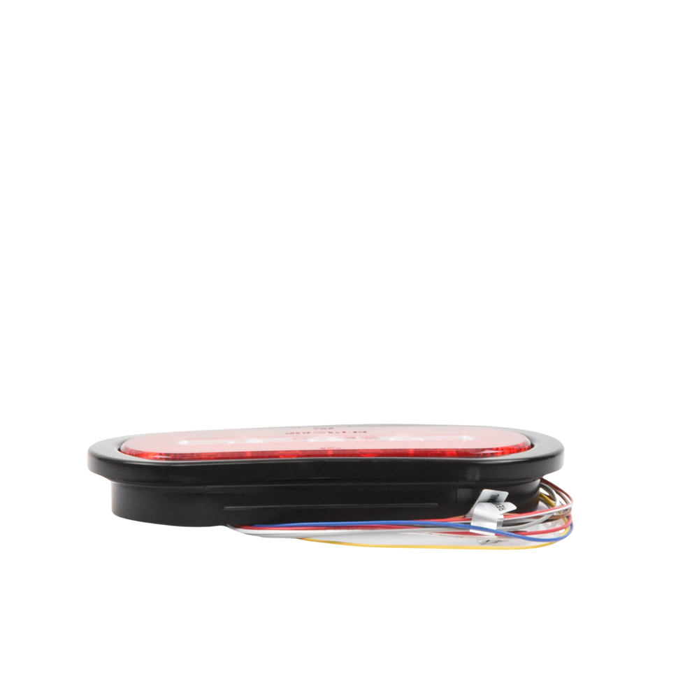 Plafón Ovalado de 7.5" Para Camiones de Transporte, 18 LED Ultra Brillantes, Color Rojo/Claro/Ambar - Image 4