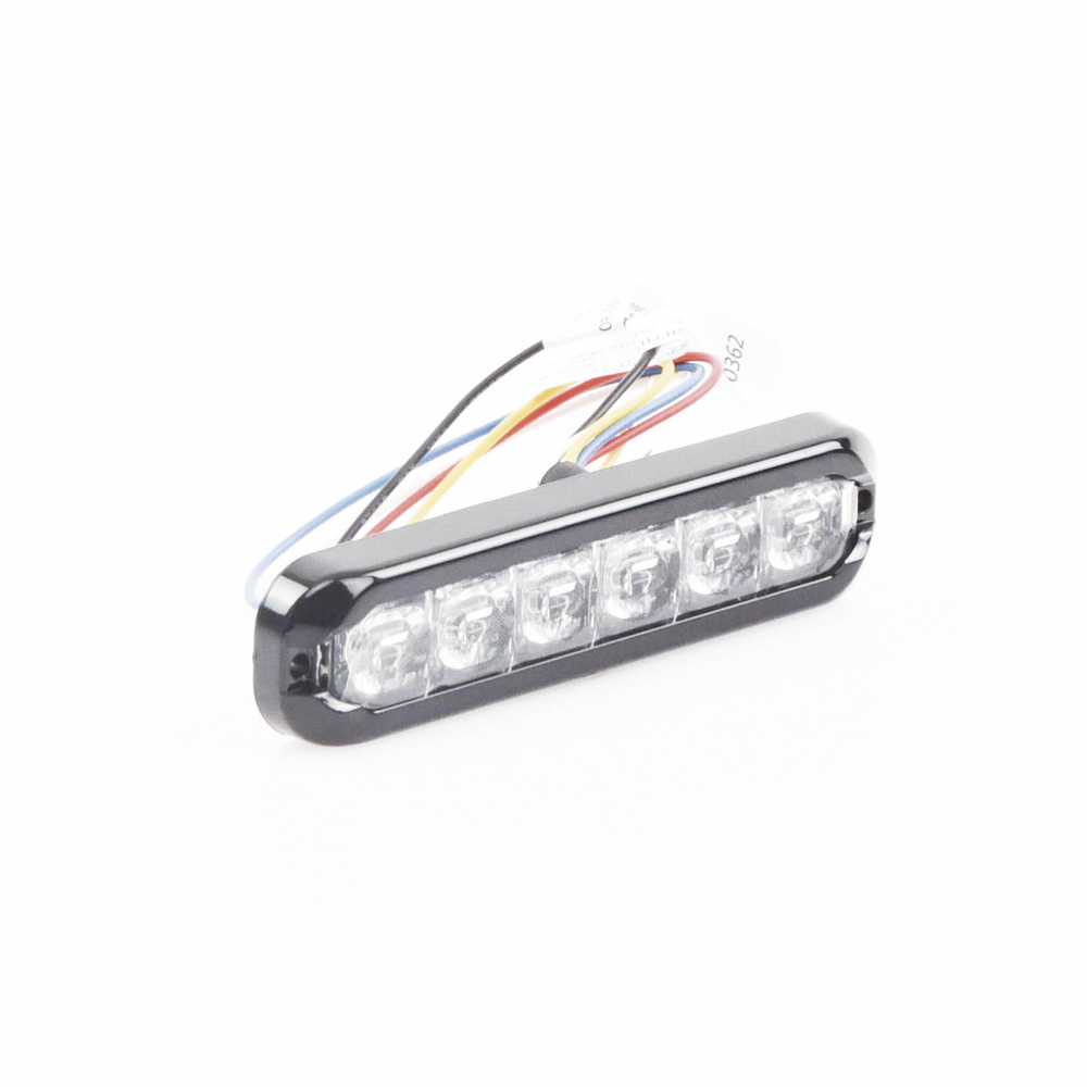 Luz perimetral , 12 LEDs Ultra Brillantes, Dual Color Rojo / Claro - Image 3