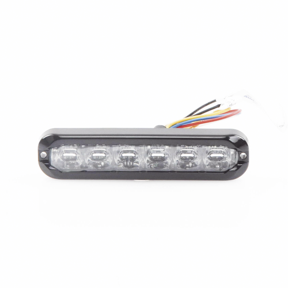 Luz perimetral , 12 LEDs Ultra Brillantes, Dual Color Rojo / Claro - Image 4