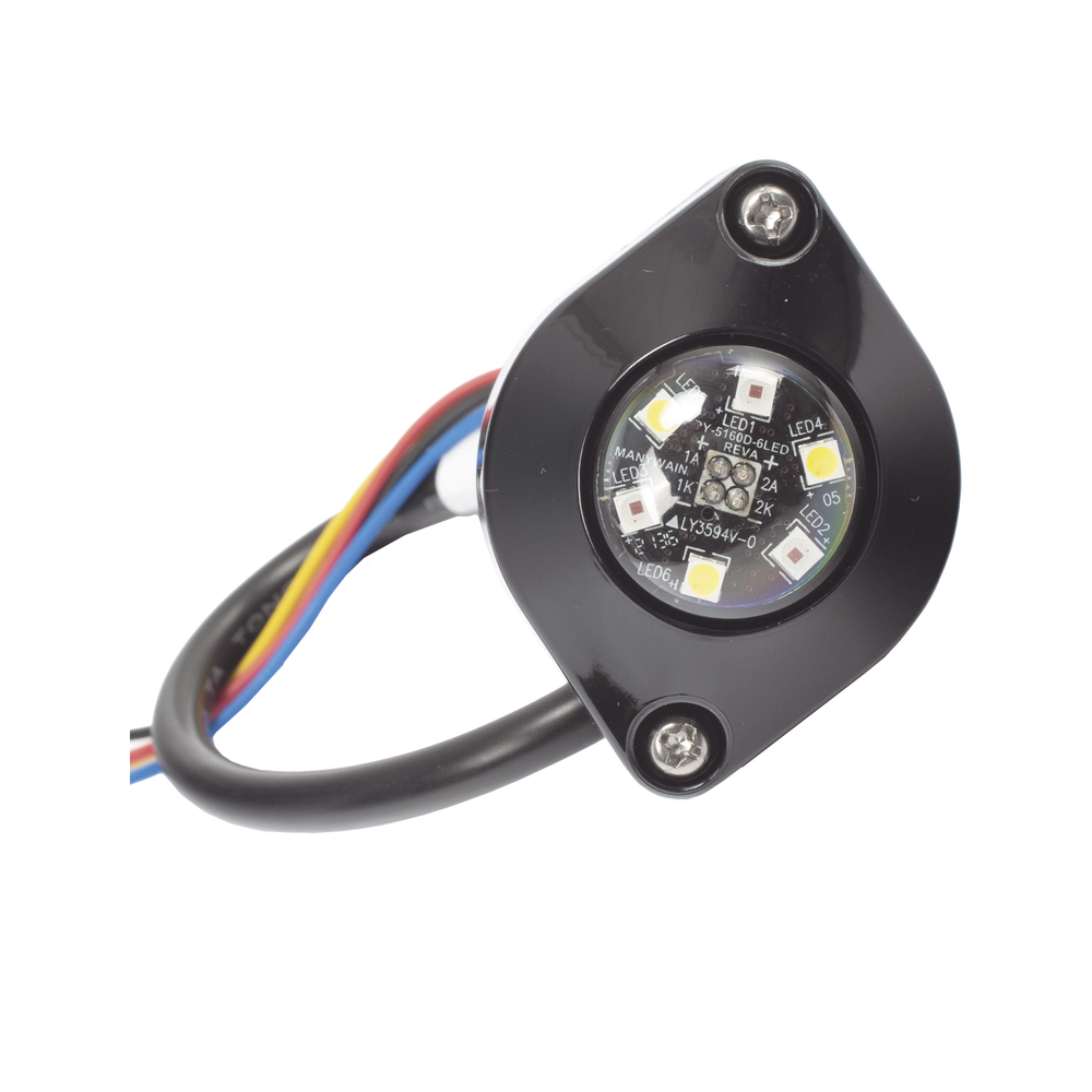 Estrobo Oculto de 6 LED color Ambar Serie ED9015 - Image 2