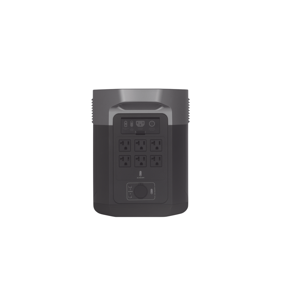 EcoFlow DELTA 2 MAX | Estación de Energía Portátil 2048Wh Litio LFP / 6 AC 2400 W (Max. 3400W) / 2 USB-C 100W / Capacidad para Aumentar Respaldo / Soporta Cargador de Coche 10A a 12.6V / Conectividad WiFi y Bluetooth (App) / Carga Sol - Image 5