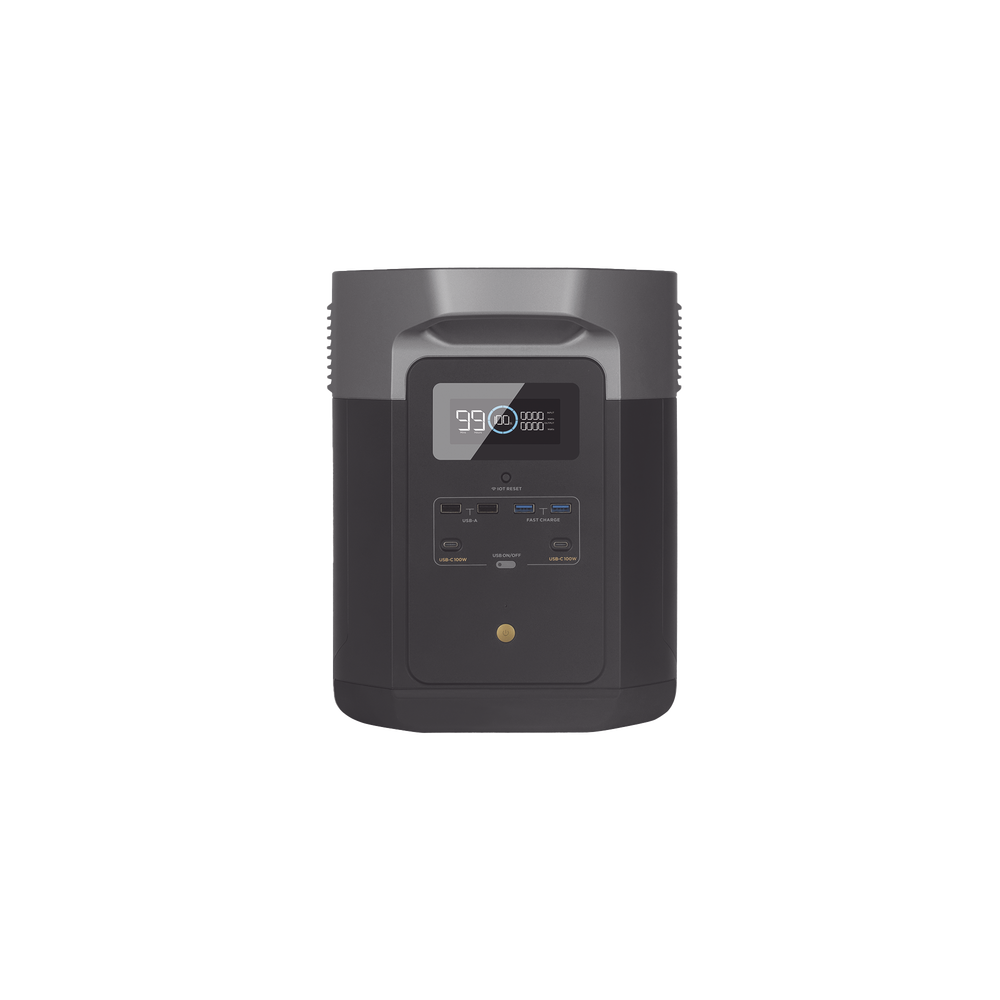 EcoFlow DELTA 2 MAX | Estación de Energía Portátil 2048Wh Litio LFP / 6 AC 2400 W (Max. 3400W) / 2 USB-C 100W / Capacidad para Aumentar Respaldo / Soporta Cargador de Coche 10A a 12.6V / Conectividad WiFi y Bluetooth (App) / Carga Sol - Image 6